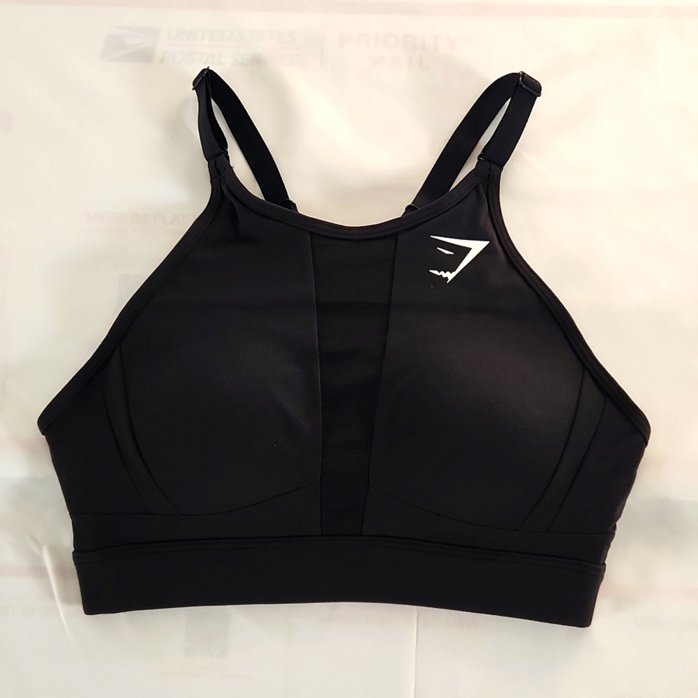 Gymshark XS women's black bralette sports bra